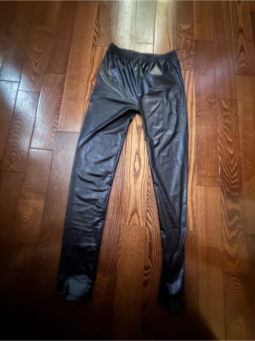 Affordable Fashion Finds Black Faux-Leather Leggings